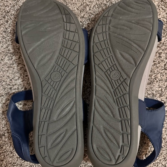BareTraps Sporty Sandals Navy Slip-Resistant Hook & Loop. Size 11 - Picture 5 of 6
